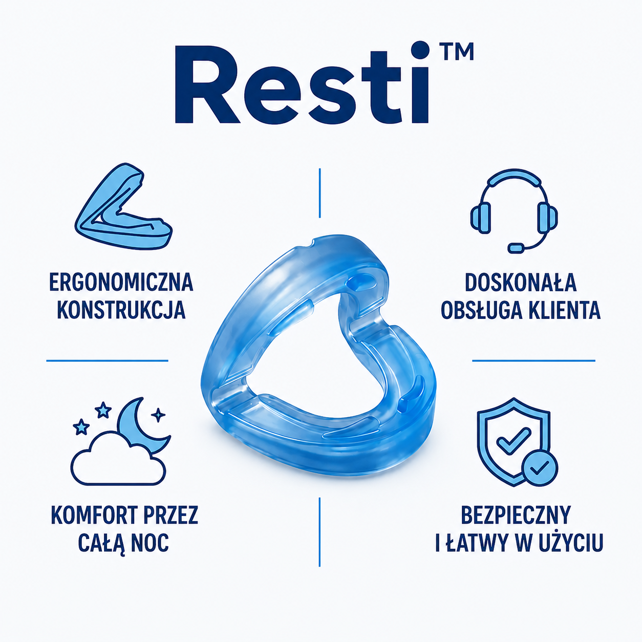 Resti™ - Nakładka na chrapanie | Działa już od pierwszej nocy