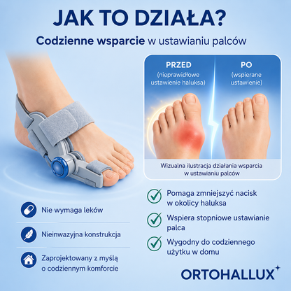 OrtoHallux™ Koniec z haluksami