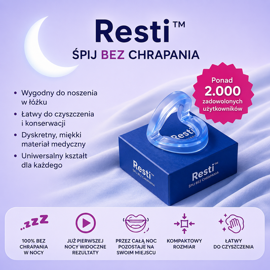 Resti™ - Nakładka na chrapanie | Działa już od pierwszej nocy
